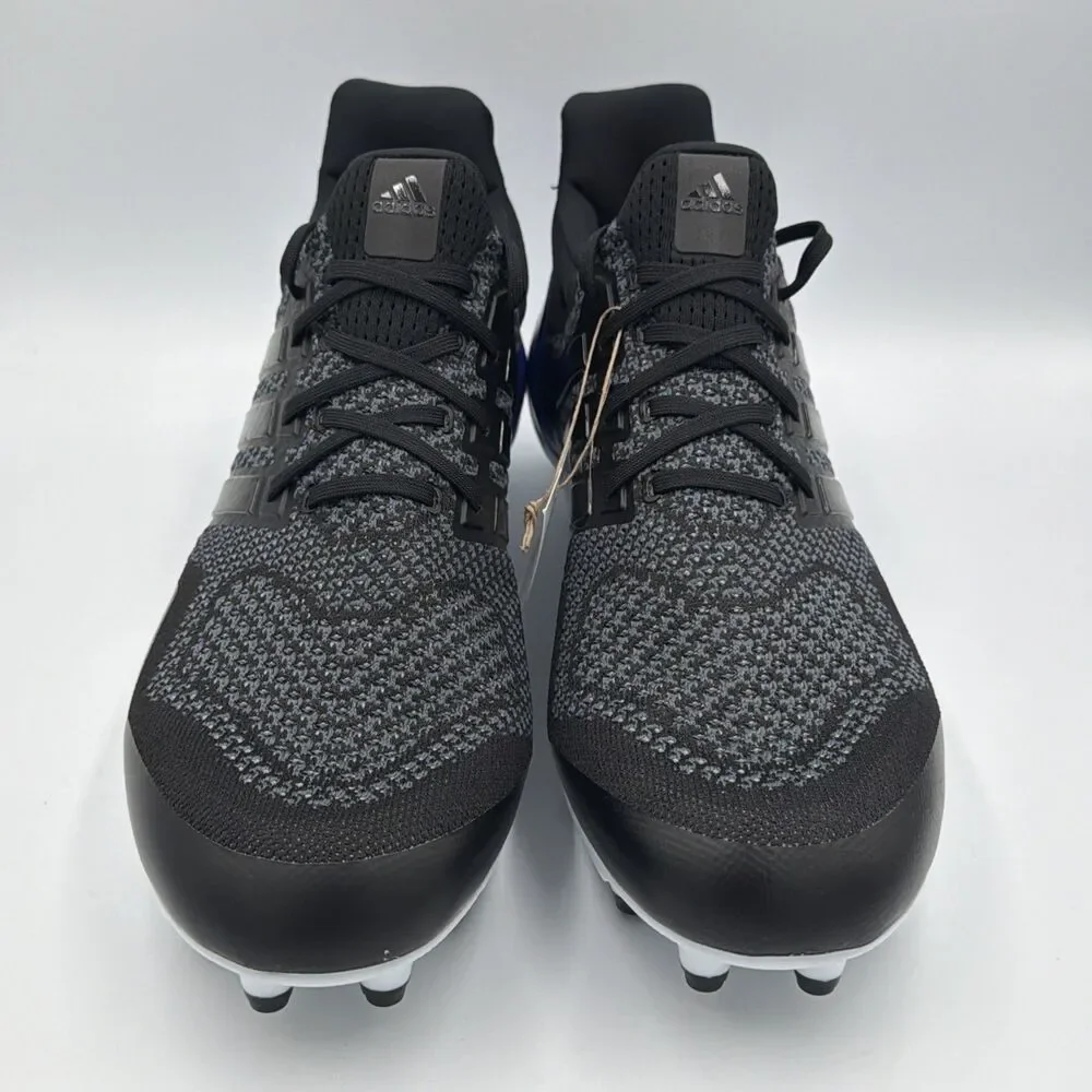 adidas Ultraboost Boost Football Cleats Mens Black Sneakers Athletic Shoes Sz 13